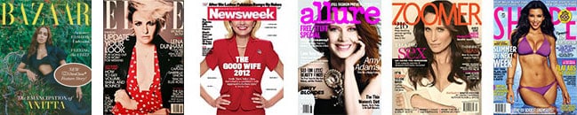 Magazine covers where Dr. Glynis Ablon has been featured