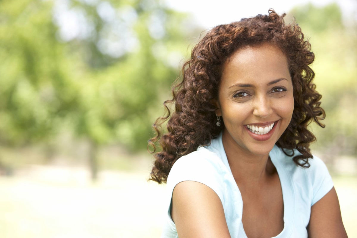 woman with beautiful skin